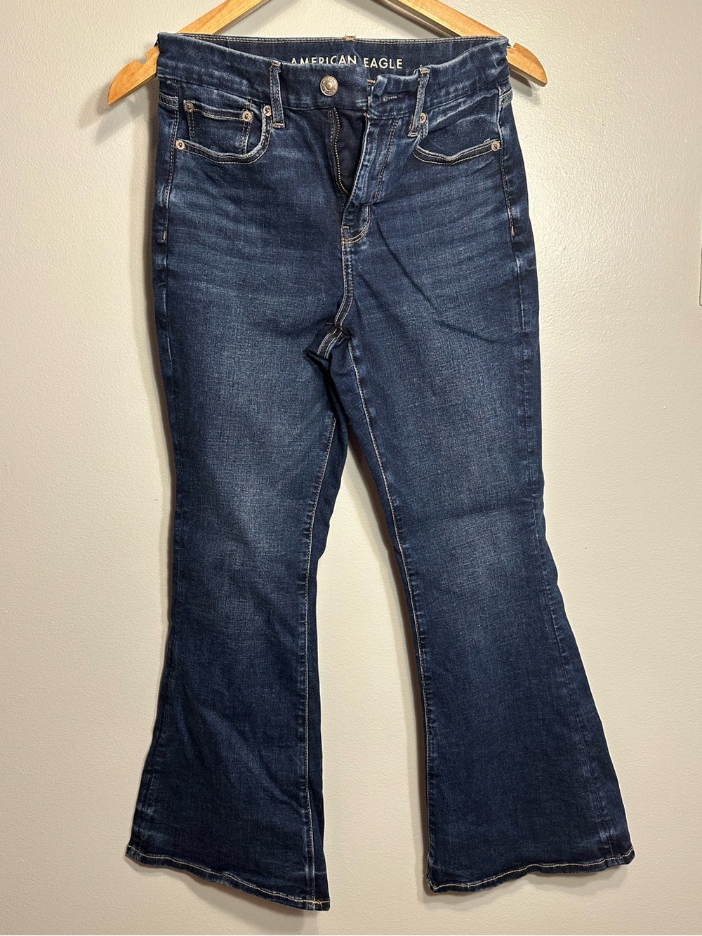 American Eagle Outfitters Navy Flare Jeans